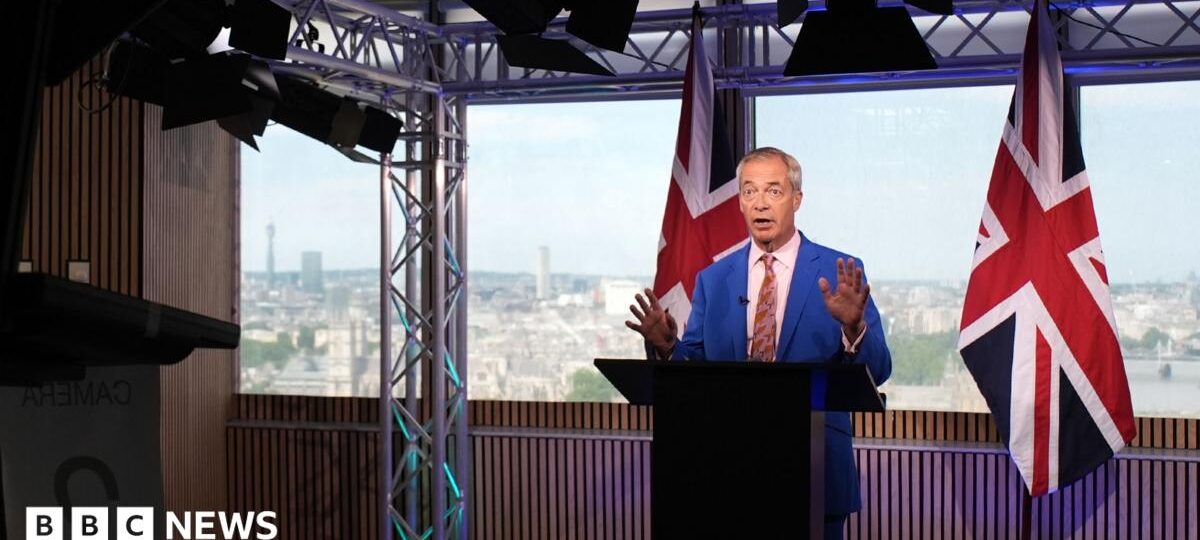 Chris Mason: Farage attempts to seize back the agenda after finance row