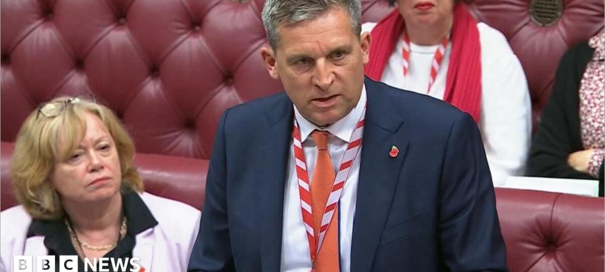 Prisons minister Lord Timpson quits government