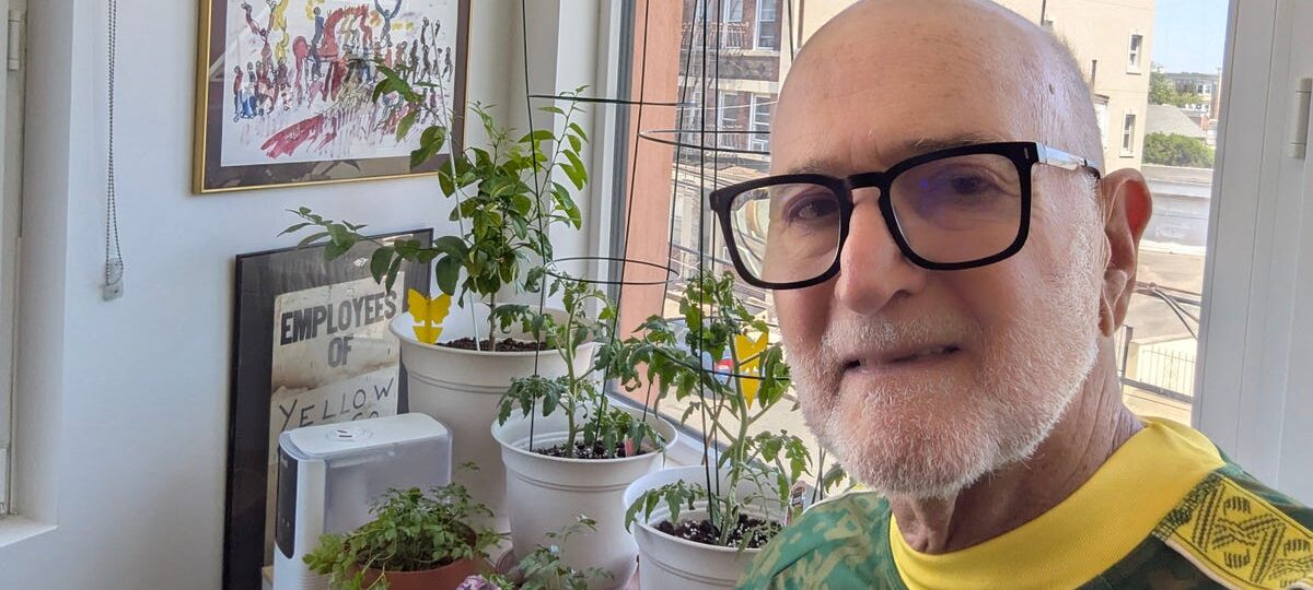 I'm a 75-year-old retiree in Newark. My partner and I spend $150 a week on groceries and save money by skipping meat.