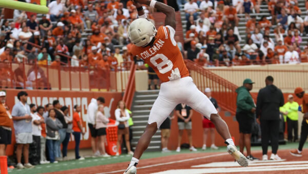 How young is the average age of Texas football’s roster?