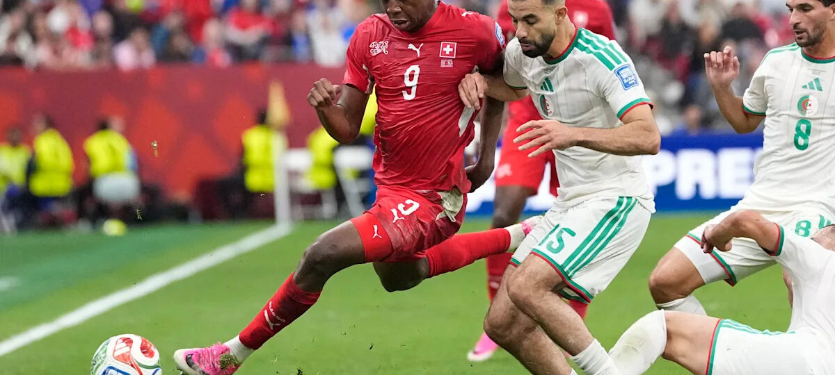 Johan Manzambi out with injury for Switzerland in round of 16 against Colombia at the World Cup