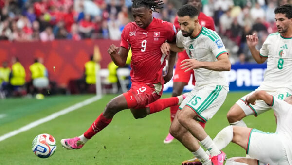 Johan Manzambi out with injury for Switzerland in round of 16 against Colombia at the World Cup