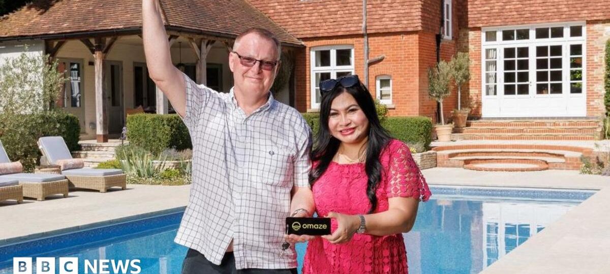 Former milkman wins £4m mansion in prize draw