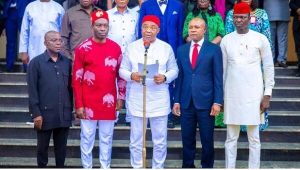 2027: Five South-East Governors Resolve To Back Tinubu’s Re-Election, Says Uzodimma