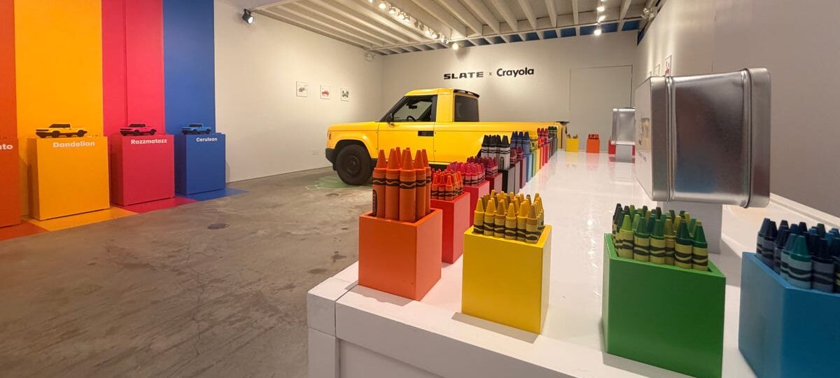 Slate's EV truck is built to be customized. Crayola is helping fill in between the lines.