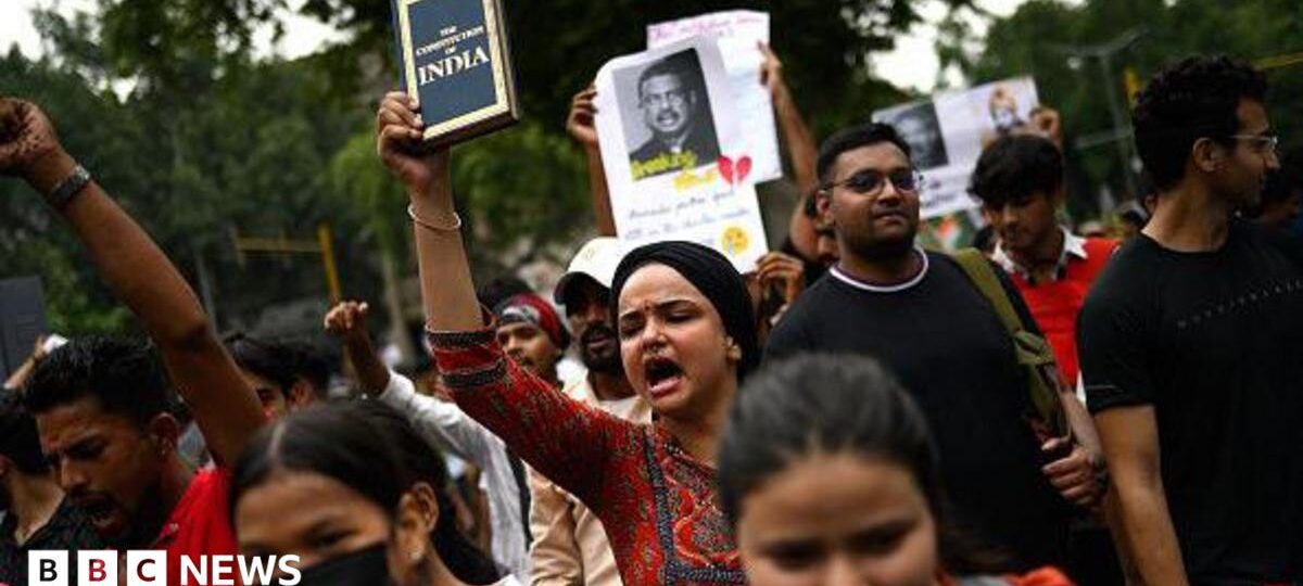 Police block thousands of 'cockroach' protesters marching on India's parliament