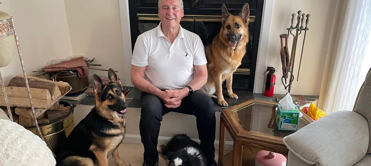 I built two wholesale businesses. When I retired at 72, I volunteered to raise service dogs to keep myself on a routine.
