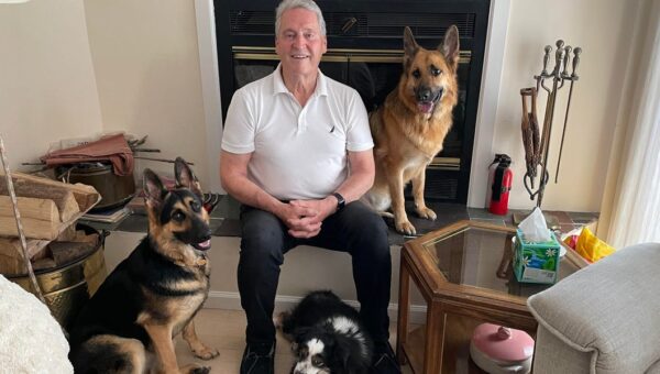 I built two wholesale businesses. When I retired at 72, I volunteered to raise service dogs to keep myself on a routine.