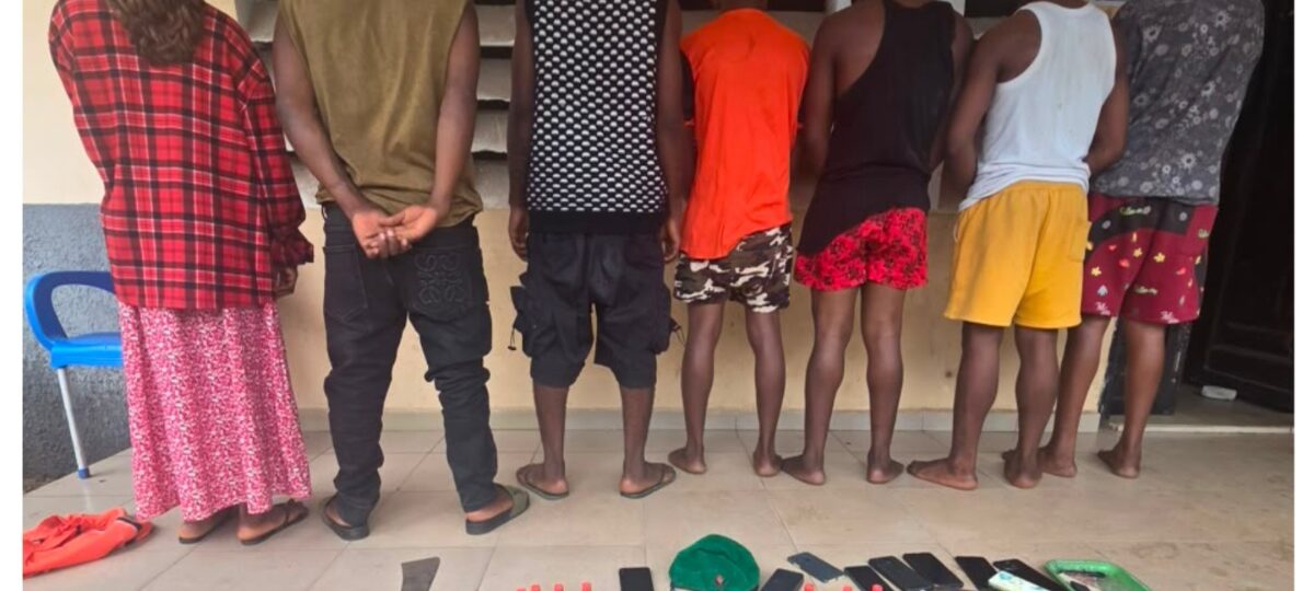 Delta: Police arrest seven suspected cultists, recover double-barrel gun, other weapons