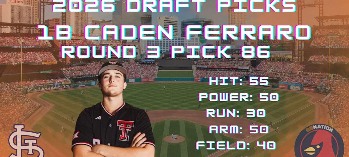 St. Louis Cardinals 2026 Draft Pick: 3-86 1B Caden Ferraro