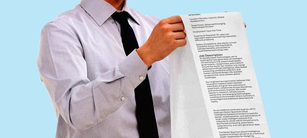 Why every job description suddenly feels like a CVS receipt
