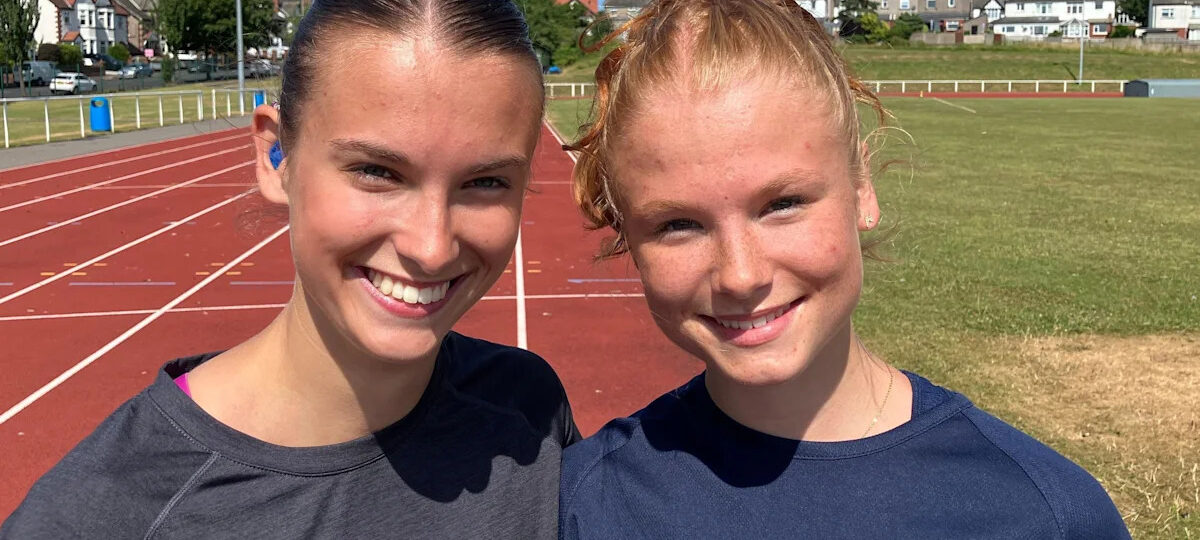 Deaf athlete 'lucky' to have twin sister