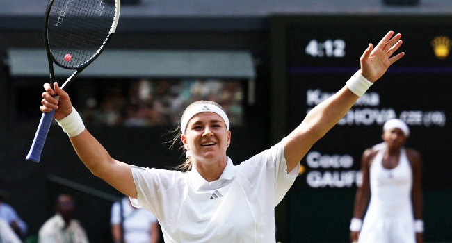 Muchova Overpowers Ex-Grand Slam Champion Gauff In Thriller To Reach First Wimbledon Final