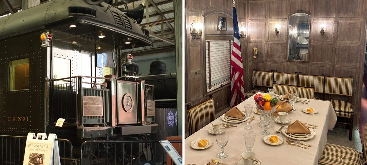 Before Air Force One, US presidents traveled aboard a luxury train car. See inside the 'White House on wheels.'