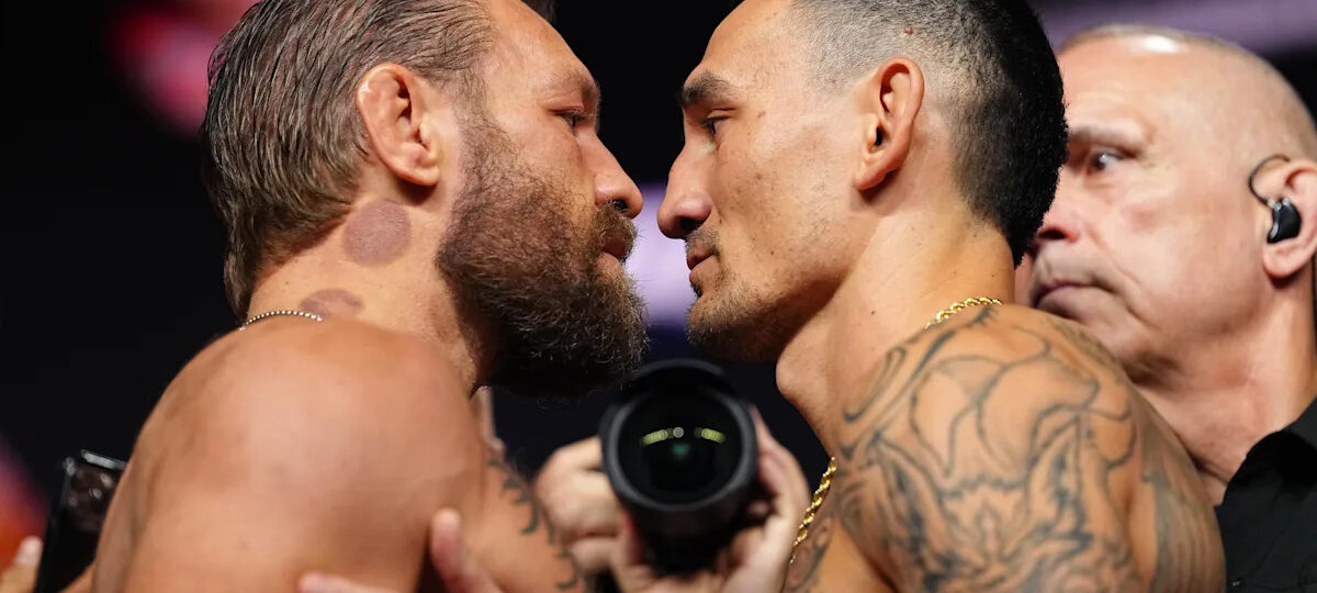 Wildin’! Conor McGregor shows up in lifts with neck hickies for UFC 329 ceremonial weigh-ins