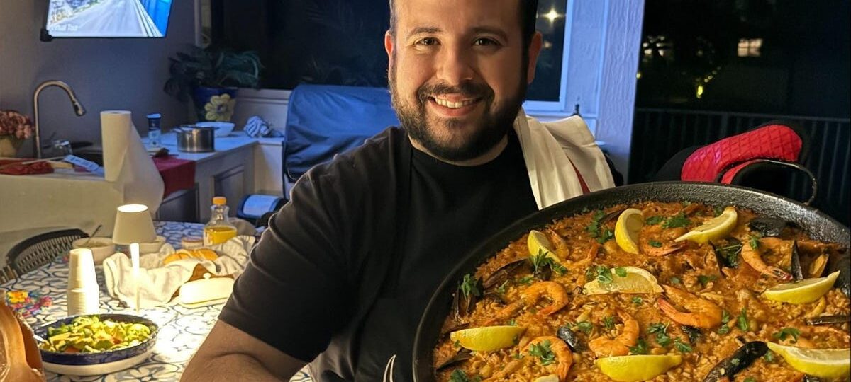 My family moved around in Florida, and I struggled to make friends. I eventually built a community around cooking paella.