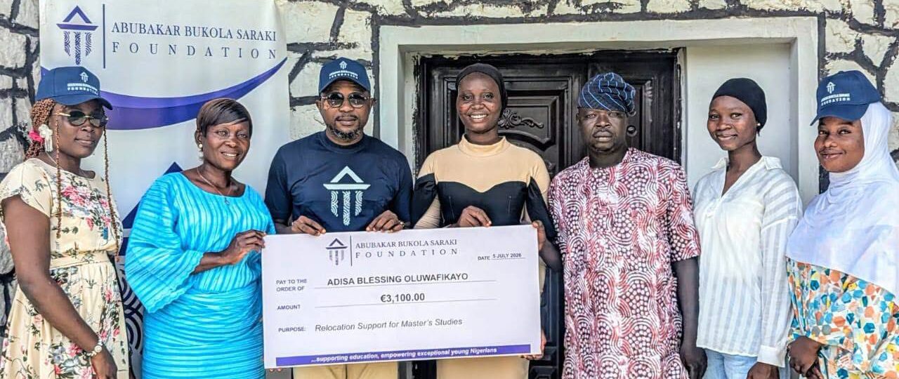 Foundation Supports First-Class UNILORIN Graduate with €3,100 to Begin Master’s Degree in Italy
