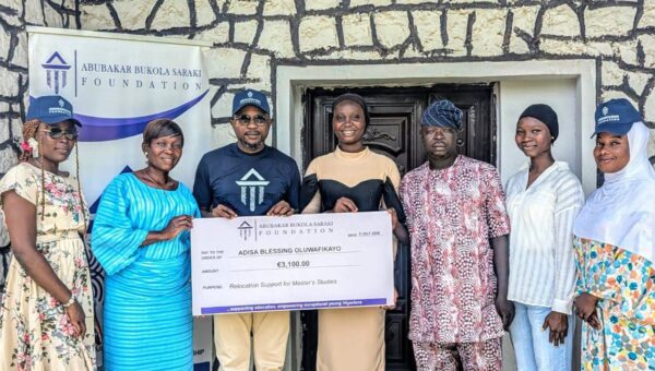 Foundation Supports First-Class UNILORIN Graduate with €3,100 to Begin Master’s Degree in Italy