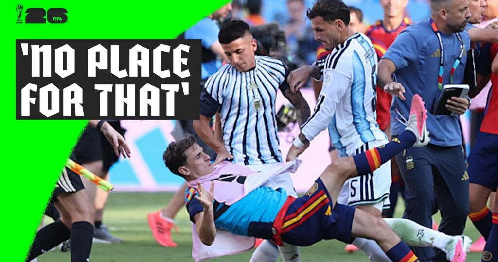 'The reaction is terrible' - World Cup final turns ugly at full-time