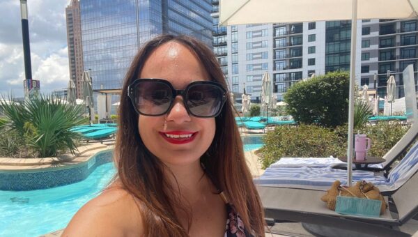 I'm making a summer at home feel extra special for my family. Paying for access at fancy hotel pools has been a game changer.