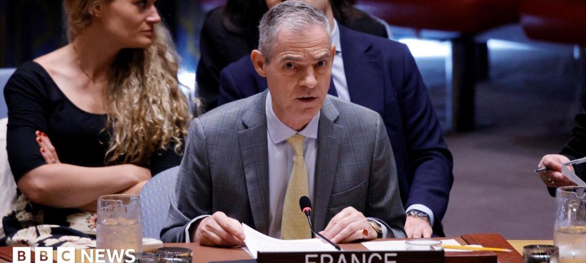 US walks out of UN Security Council meeting during France's remarks