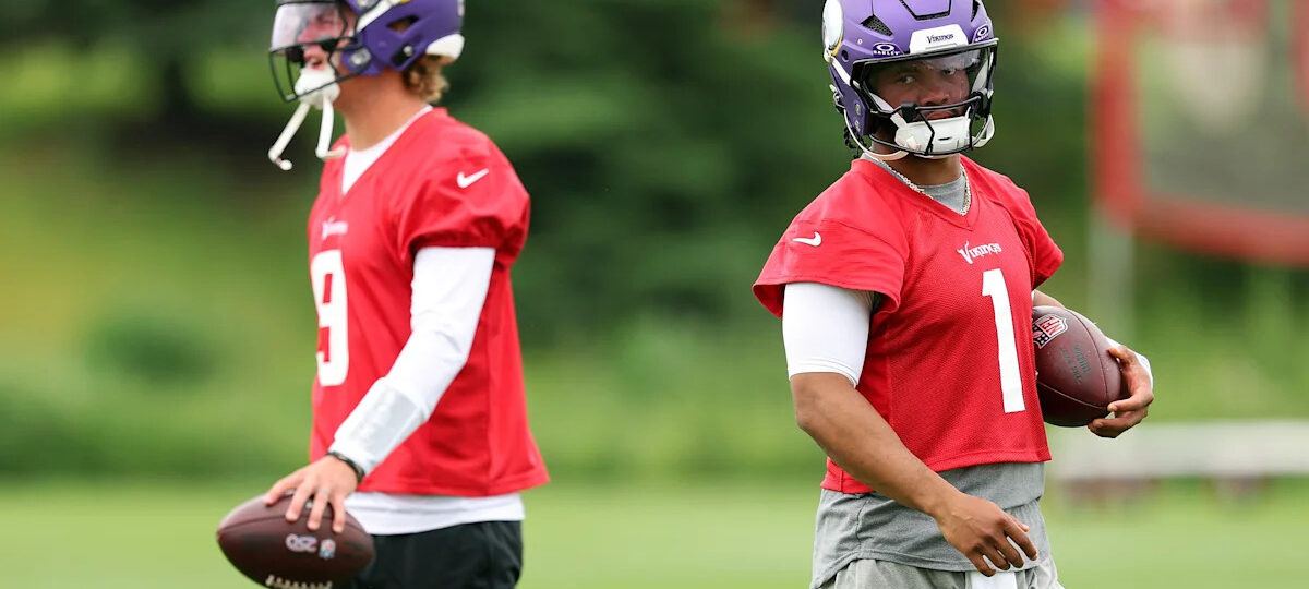 Kyler Murray and J.J. McCarthy will split first-team reps as QB battle continues into Vikings camp