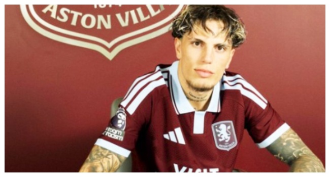 Chelsea’s Garnacho Joins Villa On Season-Long Loan
