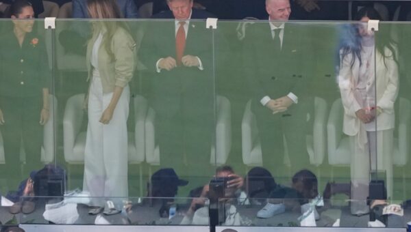 Trump arrives at World Cup final for Argentina vs. Spain matchup