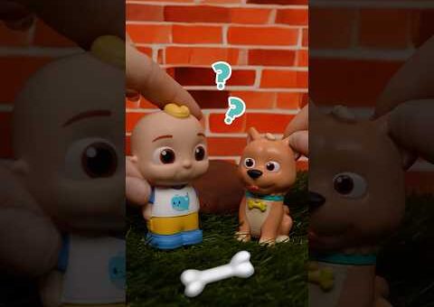 Toy Play with JJ & Bingo 🐶 Finding Bingo’s Bone! 🦴 #cocomelon #kids #shorts