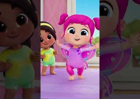 I’M GONNA FLY LIKE A BUTTERFLY! 🦋 Emmie New Nursery Rhymes For The Girlies #kids #shorts