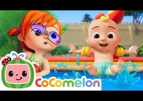Pool Day with JJ! | 🥽 Swim and Splash Song | CoComelon Nursery Rhymes and Kids Songs