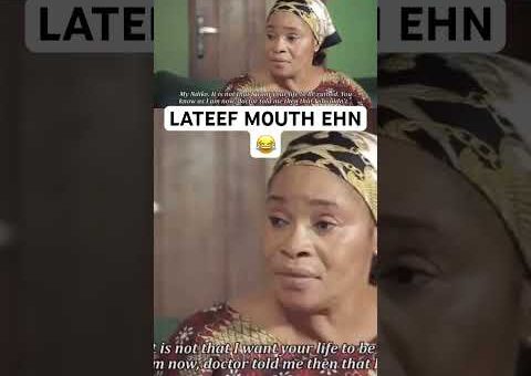 LATEEF MOUTH EHN😂 #movie #usa #us #usashorts #uk #canada #uae #yoruba #gbaradatv #viral