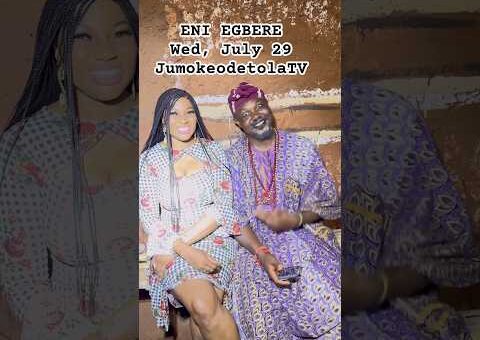 Some experiences don’t leave you the same. ENI EGBERE is coming Wed, July 29 on JumokeodetolaTV
