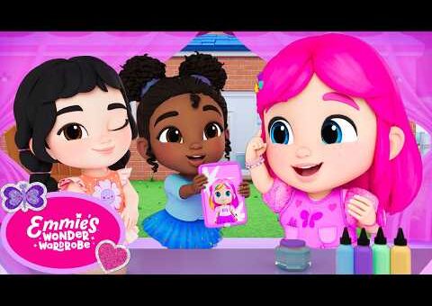 Emmie’s Salon Makeover! 🧴Emmie’s & Mom’s New Look! | Emmie’s Wonder Wardrobe by Little Angel