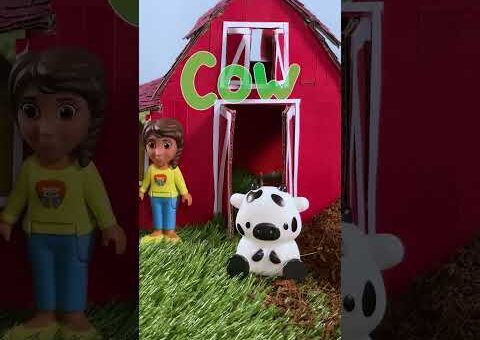 Which Animal Makes That Sound?! 🐄🐷🐑 Ms Appleberry’s Animal Sounds Toy Play #Shorts
