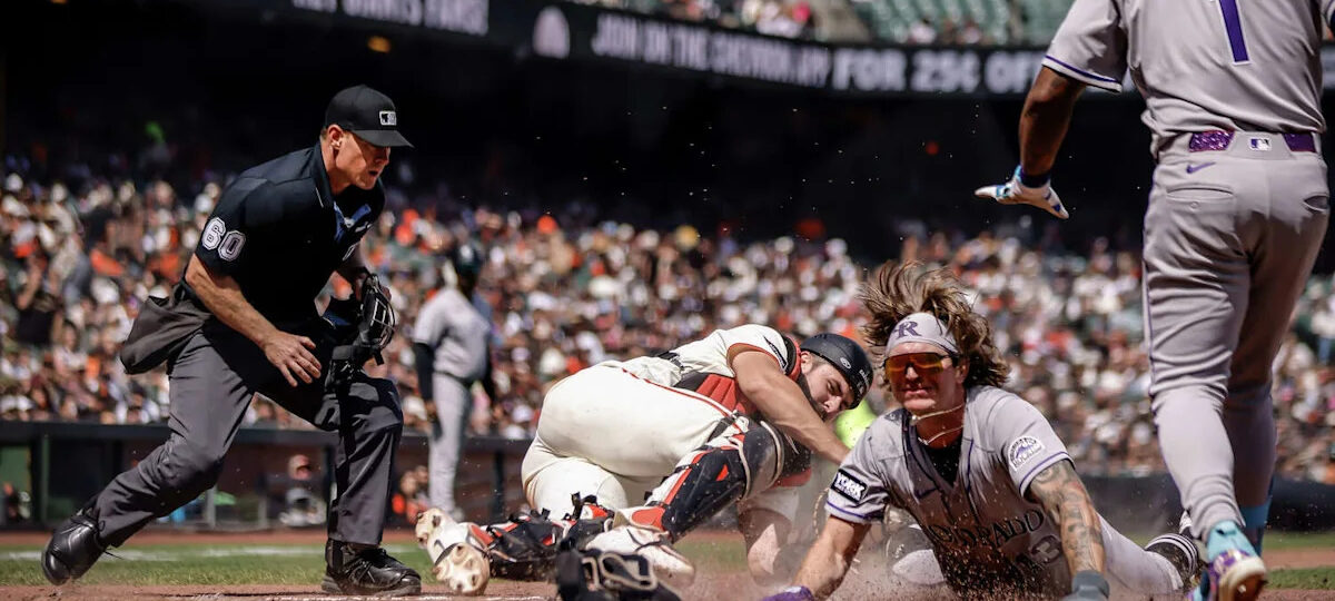 Wild West matchup sees Giants pitchers walk 10 in loss to Rockies
