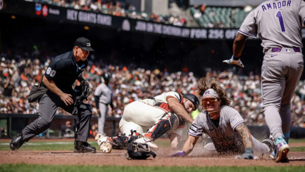 Wild West matchup sees Giants pitchers walk 10 in loss to Rockies