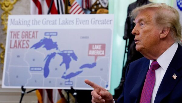 All the places the Trump administration has renamed in his second presidency, from the Gulf of Mexico to Lake Ontario