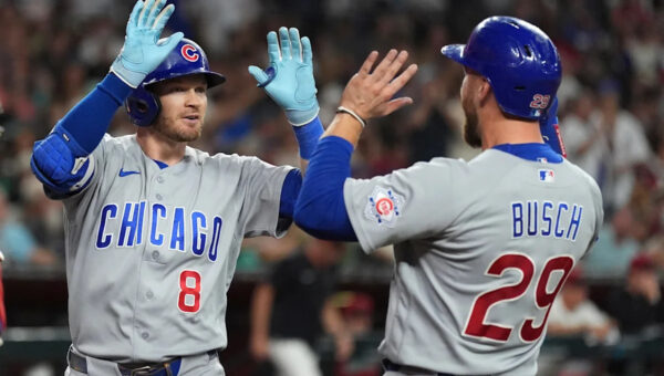 Chicago Cubs score 30 unanswered runs over 3 straight games, setting franchise record