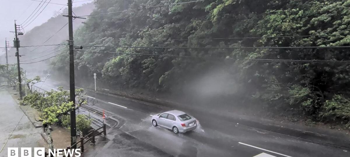 Typhoon Dolphin batters Japan's Okinawa before bearing down on China