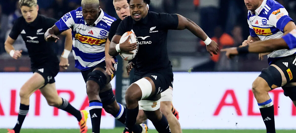 All Blacks pull away late in flattering 38-21 win over the Stormers