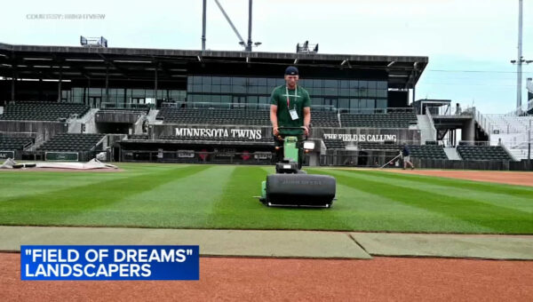 Grounds crew from Blue Bell, Pa. helped build Field of Dreams game site in Iowa