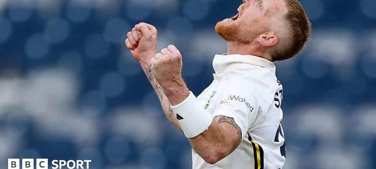 Stokes stars as leaders Durham hammer Derbyshire