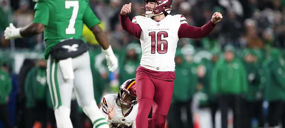 Commanders to release K Jake Moody