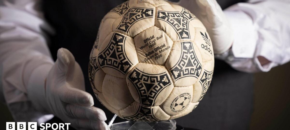 Maradona's 'Hand of God' ball sells for £2.5m