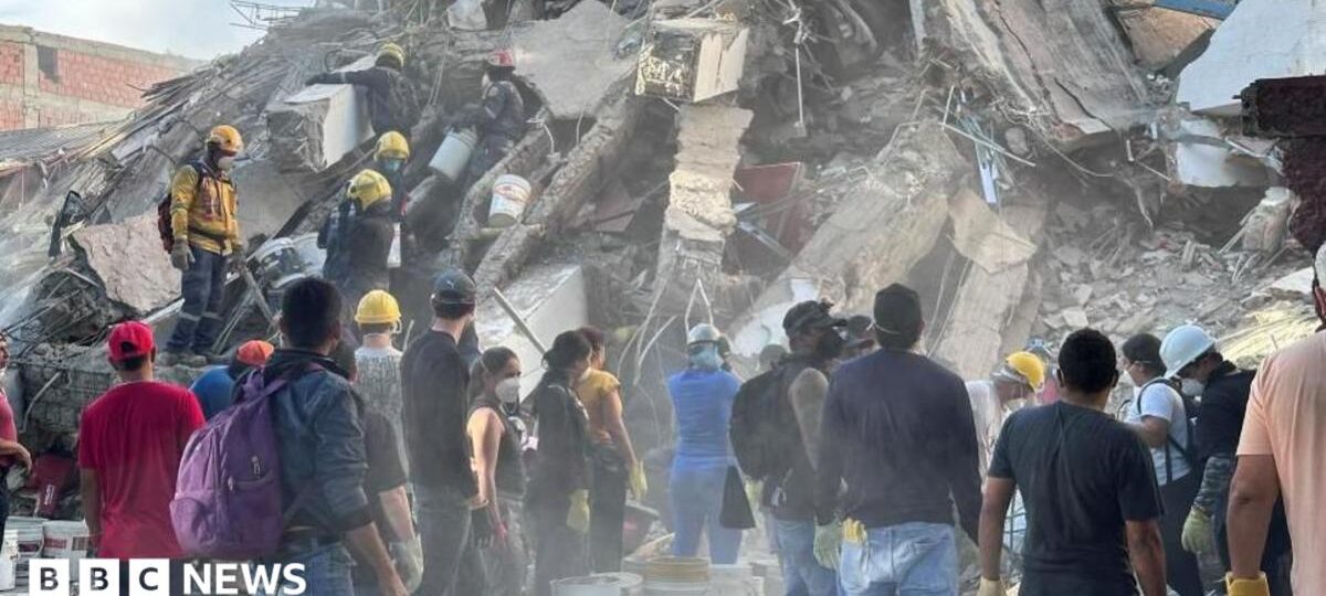 Rescuers scramble for survivors with 180 dead in Colombia earthquake