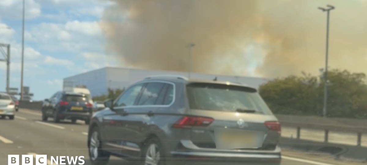 Multiple trackside fires halt trains between London and Stansted Airport