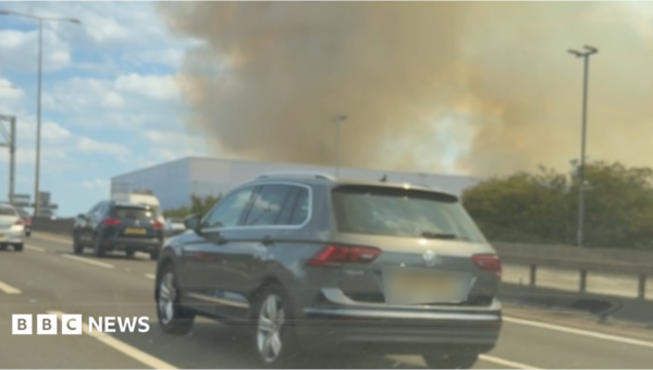 Multiple trackside fires halt trains between London and Stansted Airport