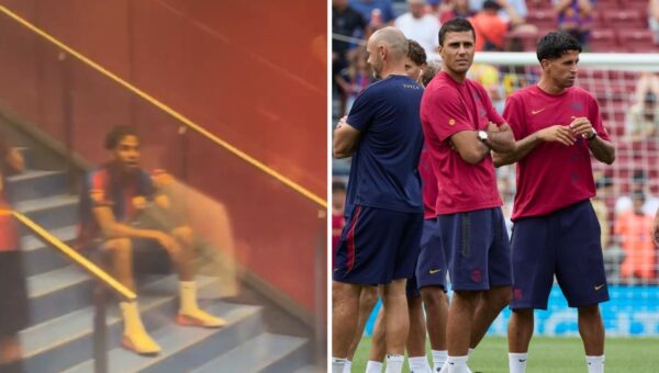 Watch: Joao Cancelo left fuming after Barcelona pull plug on return presentation at last minute