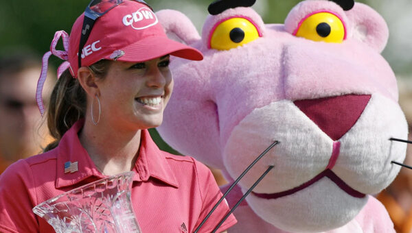 Paula Creamer’s surprise 40th included major champions, Pink Panther